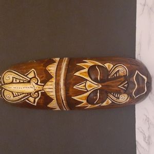 Wooden carved wall art
